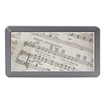 Sheet Music Paper Notes Antique Memory Card Reader (Mini) Front