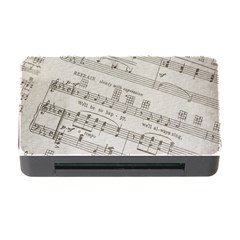 Sheet Music Paper Notes Antique Memory Card Reader With Cf by Pakrebo