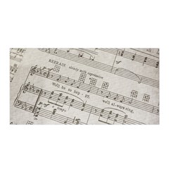 Sheet Music Paper Notes Antique Satin Wrap by Pakrebo