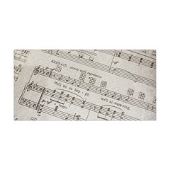 Sheet Music Paper Notes Antique Yoga Headband by Pakrebo