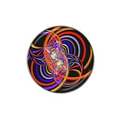 Multicolor Multi Color Circles Hat Clip Ball Marker by Pakrebo