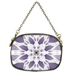 Fractal Floral Pattern Decorative Chain Purse (two Sides) by Pakrebo