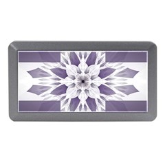 Fractal Floral Pattern Decorative Memory Card Reader (mini) by Pakrebo