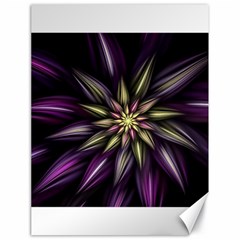 Fractal Flower Floral Abstract Canvas 18  X 24  by Pakrebo