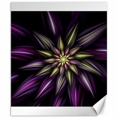 Fractal Flower Floral Abstract Canvas 20  X 24  by Pakrebo