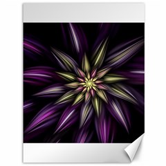 Fractal Flower Floral Abstract Canvas 36  X 48  by Pakrebo