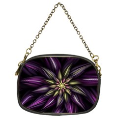 Fractal Flower Floral Abstract Chain Purse (one Side) by Pakrebo