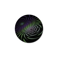 Fractal Fantasy Texture Purple Golf Ball Marker by Pakrebo