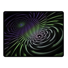 Fractal Fantasy Texture Purple Fleece Blanket (small) by Pakrebo