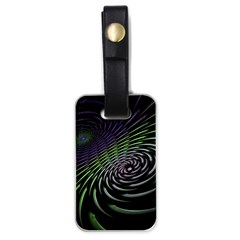 Fractal Fantasy Texture Purple Luggage Tag (one Side) by Pakrebo