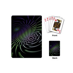 Fractal Fantasy Texture Purple Playing Cards Single Design (mini) by Pakrebo