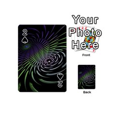 Fractal Fantasy Texture Purple Playing Cards 54 Designs (mini) by Pakrebo