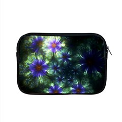 Fractal Painting Blue Floral Apple Macbook Pro 15  Zipper Case by Pakrebo