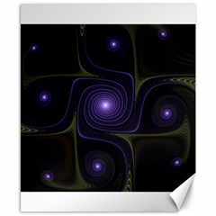 Fractal Colors Pattern Abstract Canvas 8  X 10  by Pakrebo