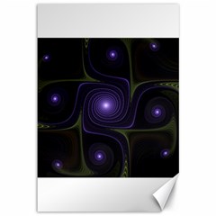 Fractal Colors Pattern Abstract Canvas 12  X 18  by Pakrebo