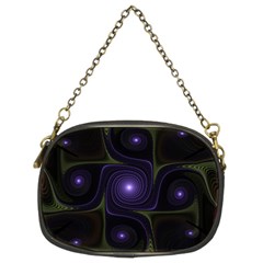 Fractal Colors Pattern Abstract Chain Purse (two Sides) by Pakrebo