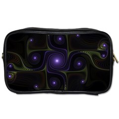 Fractal Colors Pattern Abstract Toiletries Bag (one Side) by Pakrebo