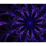 Fractal Blue Mandala Digital Deluxe Canvas 14  x 11  (Stretched) 14  x 11  x 1.5  Stretched Canvas