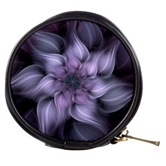 Fractal Flower Lavender Art Mini Makeup Bag