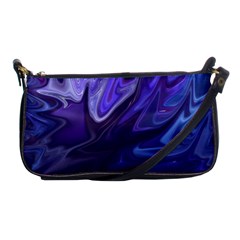 Deep Space Stars Blue Purple Shoulder Clutch Bag by Pakrebo