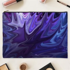 Deep Space Stars Blue Purple Cosmetic Bag (xxxl) by Pakrebo