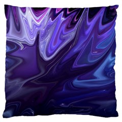 Deep Space Stars Blue Purple Standard Flano Cushion Case (two Sides) by Pakrebo