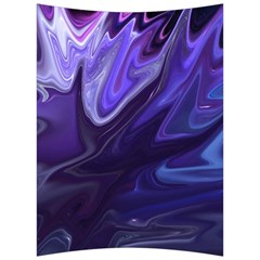 Deep Space Stars Blue Purple Back Support Cushion by Pakrebo