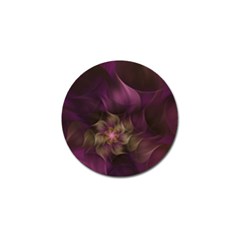 Fractal Pink Lavender Flower Bloom Golf Ball Marker (4 Pack) by Pakrebo