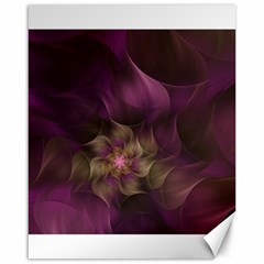 Fractal Pink Lavender Flower Bloom Canvas 16  X 20  by Pakrebo