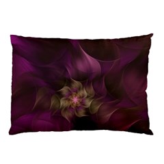 Fractal Pink Lavender Flower Bloom Pillow Case