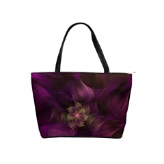 Fractal Pink Lavender Flower Bloom Classic Shoulder Handbag by Pakrebo