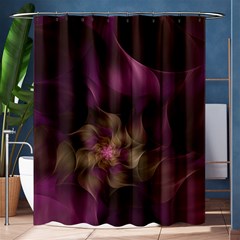 Fractal Pink Lavender Flower Bloom Shower Curtain 60  X 72  (medium)  by Pakrebo