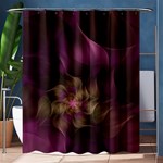 Fractal Pink Lavender Flower Bloom Shower Curtain 60  x 72  (Medium)  60 x72  Curtain