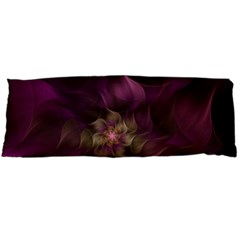 Fractal Pink Lavender Flower Bloom Body Pillow Case (dakimakura) by Pakrebo