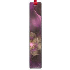 Fractal Pink Lavender Flower Bloom Large Book Marks by Pakrebo