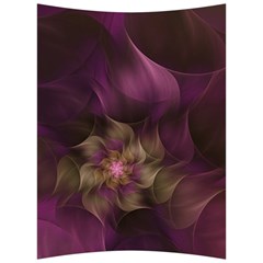 Fractal Pink Lavender Flower Bloom Back Support Cushion