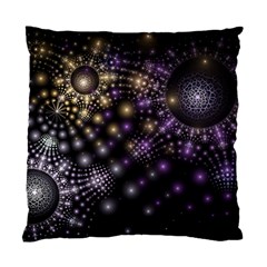 Fractal Spheres Glitter Design Standard Cushion Case (one Side) by Pakrebo