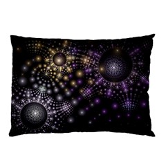 Fractal Spheres Glitter Design Pillow Case by Pakrebo