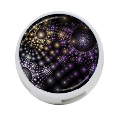 Fractal Spheres Glitter Design 4-port Usb Hub (two Sides) by Pakrebo