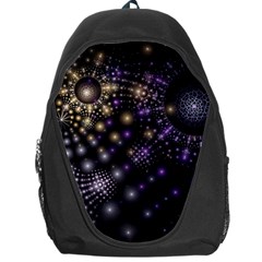 Fractal Spheres Glitter Design Backpack Bag by Pakrebo