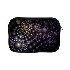 Fractal Spheres Glitter Design Apple Ipad Mini Zipper Cases by Pakrebo