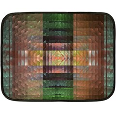 Fractal Design Pattern Decorative Double Sided Fleece Blanket (mini)  by Pakrebo