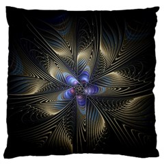 Fractal Blue Abstract Fractal Art Standard Flano Cushion Case (one Side) by Pakrebo