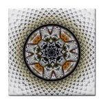 Medallion Fractal Digital Art Tile Coasters Front