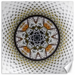 Medallion Fractal Digital Art Canvas 16  X 16  by Pakrebo