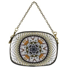 Medallion Fractal Digital Art Chain Purse (One Side)