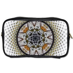 Medallion Fractal Digital Art Toiletries Bag (Two Sides)