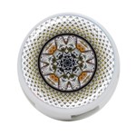 Medallion Fractal Digital Art 4-Port USB Hub (Two Sides) Back