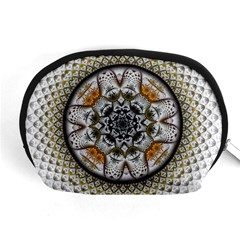 Medallion Fractal Digital Art Accessory Pouch (medium) by Pakrebo