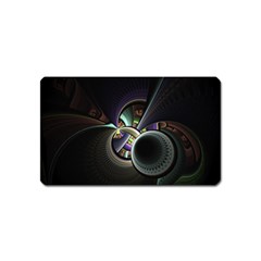 Fractal Fractal Art Multi Color Magnet (name Card)